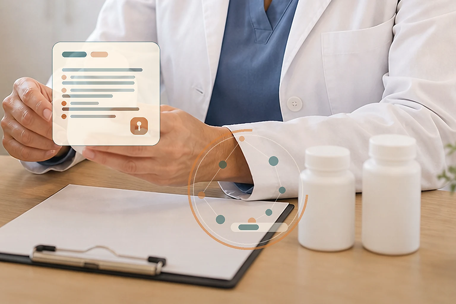Medication safety clinical consultation image for Oral Micronized Progesterone for Traumatic Brain Injury: Evidence, Risks, and Off-Label Realities